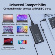 130W USB-C C 型替換適配器筆記型電腦充電器適用於戴爾宏碁華為 Macbook 三星任天堂，兼容設備  dmeckp 130W USB-C Type C Replacement Adapter Laptop Charger for Dell Acer Huawei Macbook Samsung Nintendo, Compatitable Devices 快充叉電器 磁吸充電 USB無線電池充電機 2A3A充電器 充電寶 充電座 快速充電機 鋰電池充電器