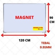 WHITEBOARD SAKURA MAGNETIC HANGING WHITE BOARD 120X90