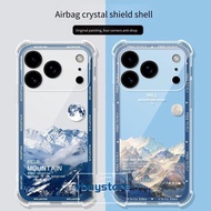 Case with Bumper for Iphone 17 Pro Max Phone Case Scenery Cover for 17 Iphone 16 Pro Max Case Iphone