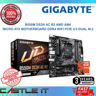 Gigabyte B550M DS3H AC R2 AMD AM4 Micro ATX Motherboard DDR4 WiFi PCIe 4.0 Dual M.2