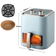 SIMMO Air Fryer oil-free fryer Machine Visible Window 1500w 8L Large Capacity Multi-functional Easy 