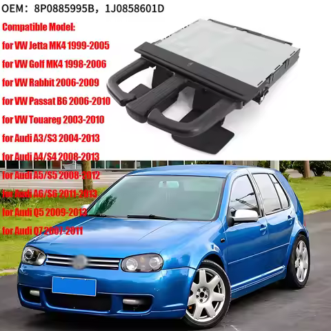 For VW Jetta Golf 4 Bora MK4 Passat B6 Foldable Water Cup Drink Holder Beverage Bottle Mount Stand 1