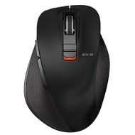 [Japan] ELECOM Wireless Mouse Bluetooth EX-G, Grip Master, 5 Buttons, Multi-Pairing, Medium, Black, 