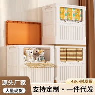 Foldable Flip Lid Storage No-Installation Double-Door Clothes Wholesale Organizer Box Storage Box Th