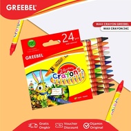 Greebel Crayon Wax 24 Colors Oil Pastel Crayon/ Greebel Crayon/