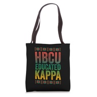 HBCU Educated KAPPA Shirt Historical Black College Alumni Tote Bag