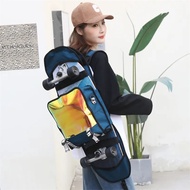 Multi-functional Skateboard Bag Oxford Long Board Bag Double Shoulder Land Surfboard Backpack Waterproof Electric Skateboard Bag Skateboard Parts