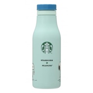 【Direct from Japan】 Starbucks Peanuts Snoopy Limited Edition Collaboration Green Apron Snoopy Blue Stainless Logo Bottle New