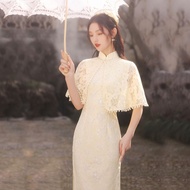 Stone Etched Cheongsam - Retro Stylish Dress