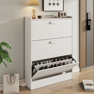 [48H Shipping] Ultra-Thin Shoe Cabinet17cm cm Household Narrow Door Tilting Modern Simple Hall Cabin