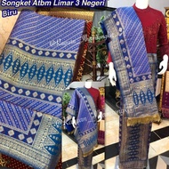 NEW Songket Atbm Limar 3 Negeri Exclusive / Warna Biru /Songket Tenun