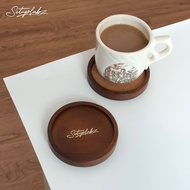 Setuplabz Wooden Coaster Wooden Coaster/ - Brownnatural