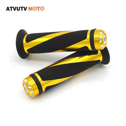 22mm 7/8" Motorcycle Dirt Bike Rubber Handle Grip For Kawasaki Honda Yamaha Suzuki Benelli Ducati Ve