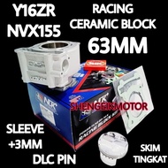 NLK BLOCK NVX155 Y16ZR RACING CERAMIC BLOCK V2 63MM 66MM BLOCK NLK