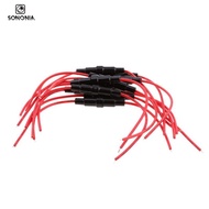 [SONONIA] 10 Pack Inline Fuse  ATC/ATO Add-a-circuit Car Fuse TAP Adapter Waterproof Mini