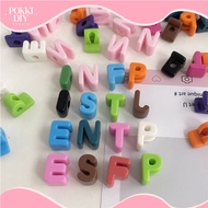[Choose Letter Color] Gembul Alphabet Beads Large Letter Beads Chunky Alphabet 3D Alphabet Beads