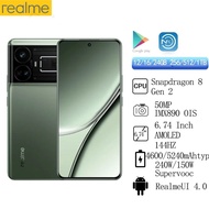 Global Rom Realme GT 5 Snapdragon 8 Gen 2 50MP 12GB 256GB 150W IMX890 OIS 6.74 นิ้ว AMOLED 144Hz NFC