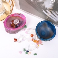 Natural agate bowl with skin, treasure bowl, demagnetizing bowl, ashtray, agate inkstone, teacup, cr