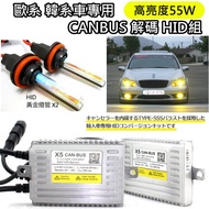 3000K 55W CANBUS Decoding Ballast+HID Lamp Set H1 H4 H3 H7 HB4 H11 Gold Light