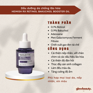 [Hàng có sẵn] Dầu dưỡng da chống lão hóa Heimish RX RETINOL BAKUCHIOL BOOSTER OIL 35ml [Glow Beauty]