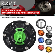 8 Colors Fuel Gas Tank Cap Cover For kawasaki Ninja 250 / 300 / Z-250 / Z-300 / Z250 / Z300 Motorcyc