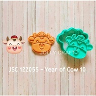 Chinese New YEAR Cookie cutter YEAR OF COW 10