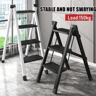 Ladder Household Folding Miter Ladder Telescopic Indoor Bench 3/4 Step Ladder Step Ladder