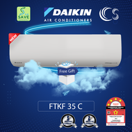 [SAVE 4.0]  DAIKIN STANDARD INVERTER AIRCOND 4 & 5 STAR R32 FTKF25C & FTKH28B MODEL 1HP -2.5HP