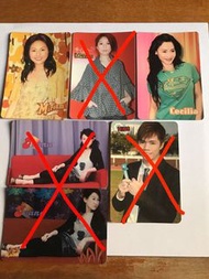 張柏芝 楊千嬅 閃卡 白卡 yes card yes卡