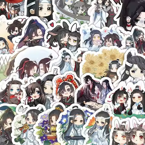 Sunsyea Mo Dao Zu Shi MDZS Merch Fans Collection Role Stickers Lan Wangji We Wuxian 102 Pieces