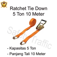 Ratchet Tie Down 5 Ton 10M Ratchet Tie Down/ 5 Ton 10 Meters