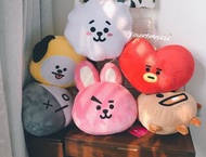 Bt21 公仔 攬枕 抱枕 靠墊 坐墊 cushion 家居 擺設 bts cooky tata chimmy RJ koya shooky