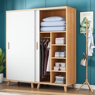 💐2 Door Wardrobe Clothes Storage Cabinet Coat Rack Cabinet with door Wardrobe Coat Rack MultiFunction Wardrobe💐