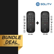 Solity Bundle Sale GA-65B Digital Door Lock + GD-65B Digital Gate Lock | Solity Digital Lock