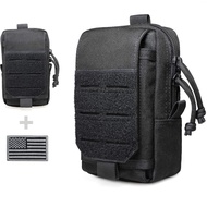 Tactical EDC Pouch, Molle Utility Pouches Gadget Organizer Phone Holder Waist Pack Smartphone Pouch 