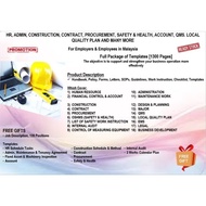 FULL PACKAGE +1200 ]HR 2026, ADMIN, ACCOUNT, CONSTRUCTION, PROCUREMENT & CONTRACT 💥 GIFTS 💥 Policy, 