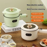 Multi-Functional Electric Cooker Mini Small Hot Pot Dormitory Small Electric Pot Gourmet Non-Stick Pan Instant Noodle Pot