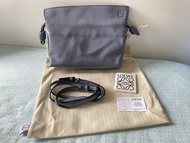 Loewe flamenco mini clutch bag (atlantic blue)