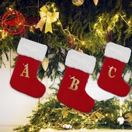 Christmas Decorative Supplies Christmas Socks Gift Letter Gift 26 Bag Socks Socks Christmas I4P6
