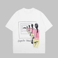 Baju Vintage Dreaming Of Me Depeche Mode Cotton White Unisex Shirt