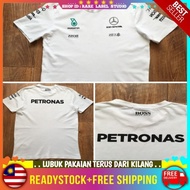 T-Shirt Cotton F1 AMG Mercedes Benz Shirt Lelaki Shirt perempuan Baju lelaki Baju perempuan lengan pendek lengan panjang