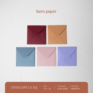 Kern Paper Envelope C6 A6 Square - Series 3 | Premium Paper Greeting Card Invitation Square Box Enve