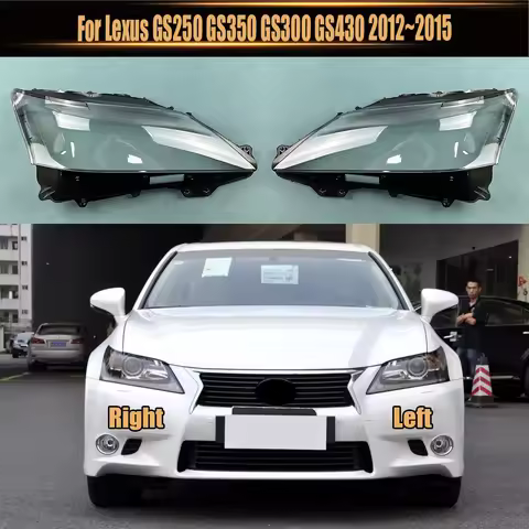 For Lexus GS250 GS350 GS300 GS430 2012~2015 Headlight Cover Headlamp Lampshade Lampcover Head Lamp L