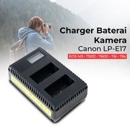 Charger - 1500mAh Battery Canon EOS M3 750D 760D T6i T6s Kiss X8i 8000D - LP-E17 seiwei batmax