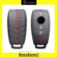 GANTUNGAN MERCEDES benz Casing Cover Remote G63 AMG C CLA GLA GLC Mercedes Carbon Premium Smart Keyl