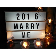 Luminous led Size   cinema Size box Light Box light  diy Letter Light Box A4Paper SV9T