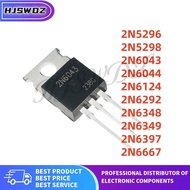 10PCs TO-220 2N6043 2N6044 2N6124 2N5296 2N5298 2N6292 2N6348 2N6349 2N6397 2N6667 quality transisto