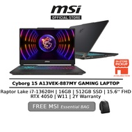 MSI Cyborg 15 A13VEK-887MY (i7-13620H/16GB/512GB SSD/15.6" FHD 144HZ /6GB RTX 4050/RGB KEY /W11/BAG/