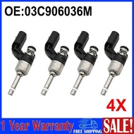 4Pcs 03C906036F 03C906036M Fuel Injectors For VW Golf Tiguan Touran Jetta 1.4TSI
