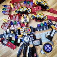 Compilation of Superhero Toys Kamen Rider Driver Kiva / Den-O / Saber / Zero One DX